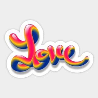 LOVE MORE LOVE Sticker